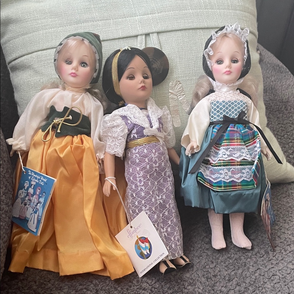 Elegant Collectible Retro Effanbee  Dolls Set - With Original Tags
